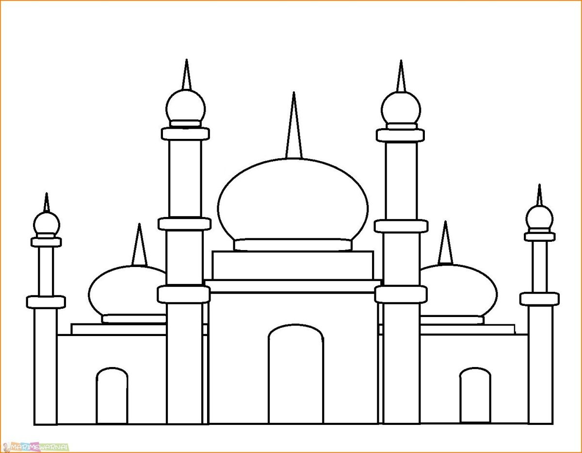 Мечеть карандашом