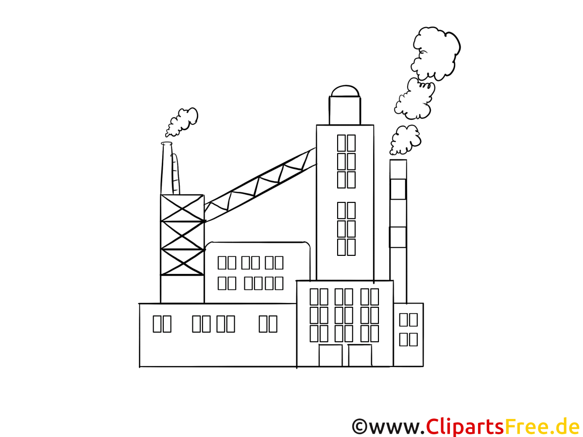 Завод рисунок