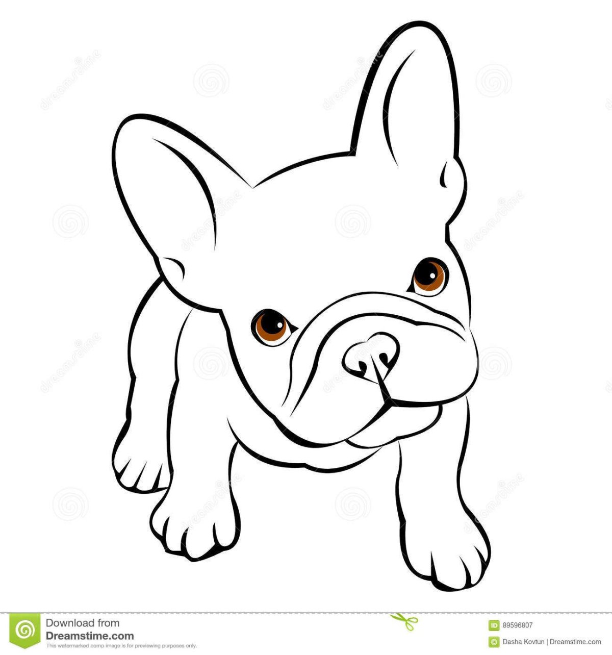 Булька раскраска