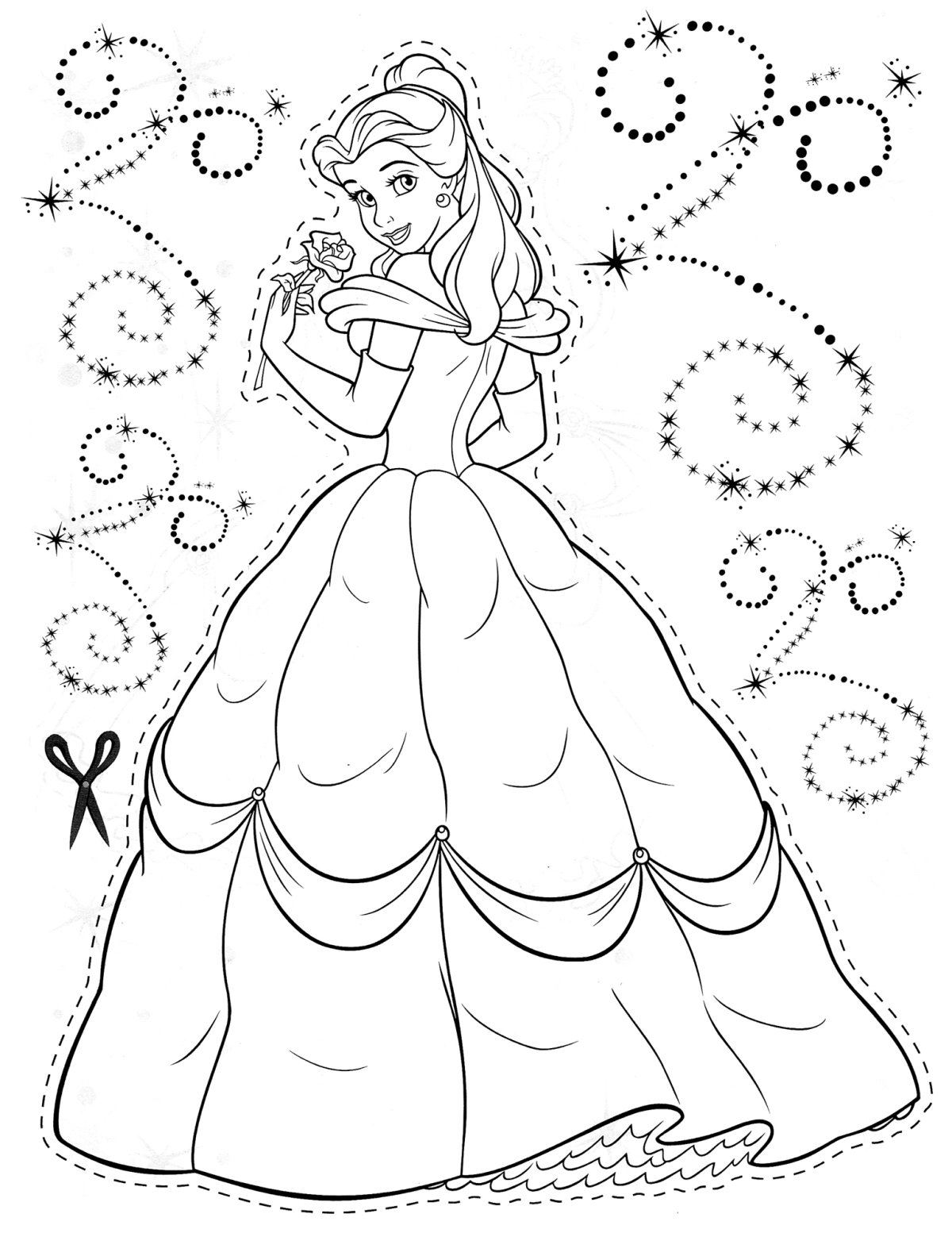 Ариель раскраска принц