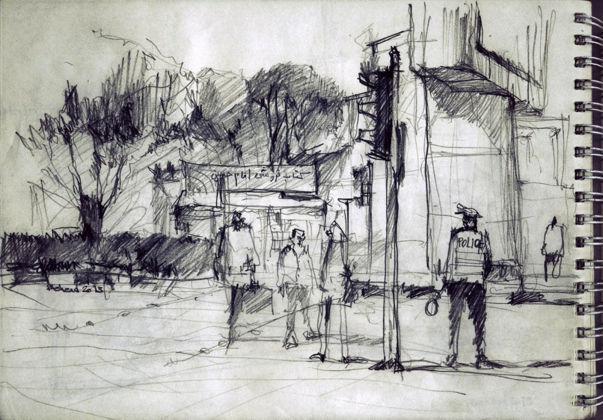 Зарисовки и этюды городского пейзажа