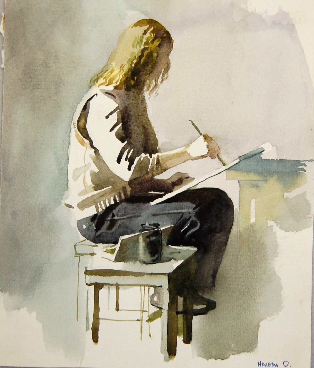 Этюд человека