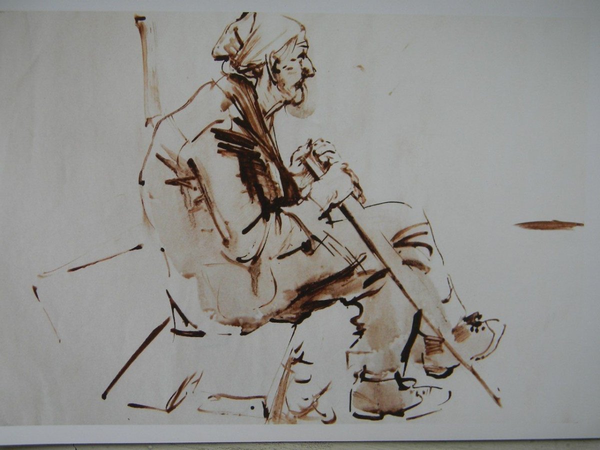 Наброски людей пятном