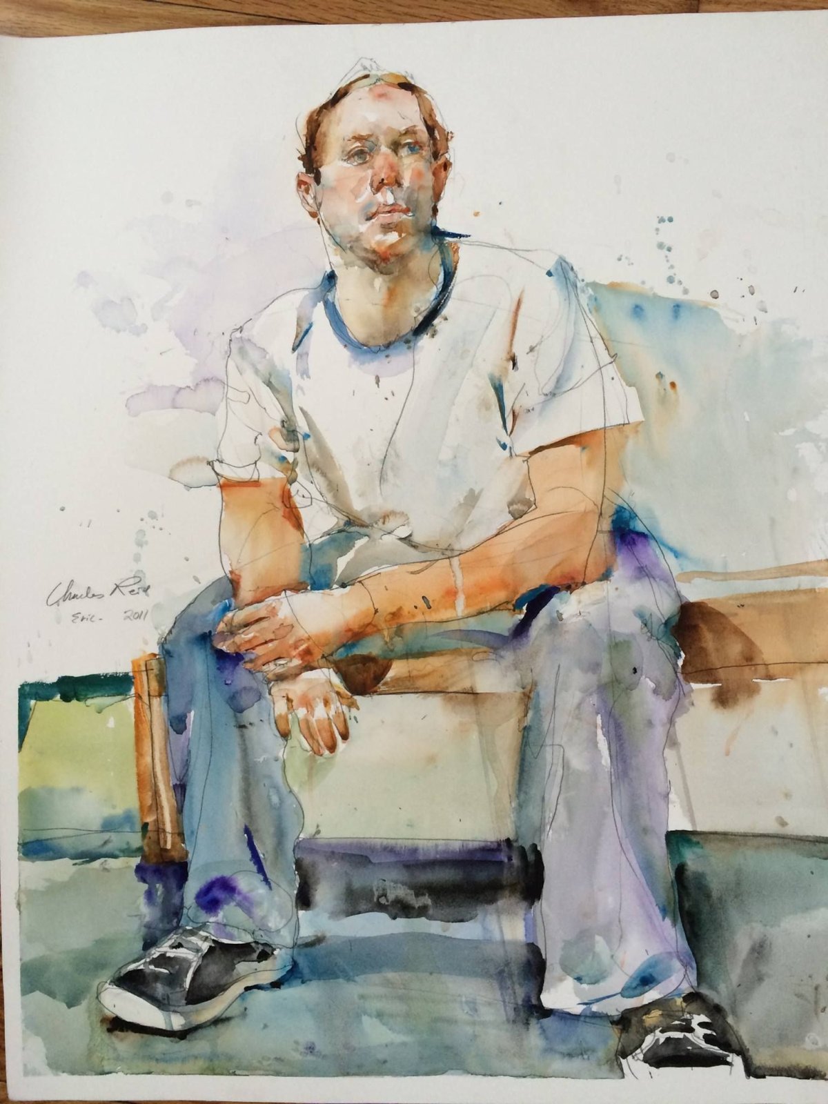 Этюд фигуры человека