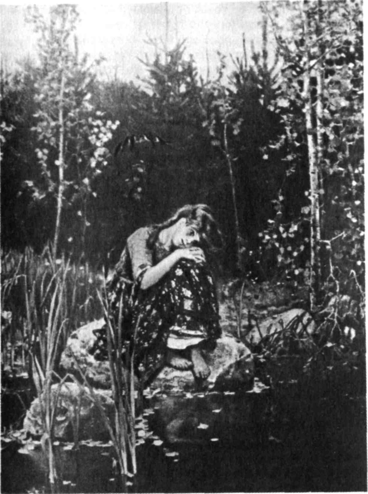 Умывает красно солнышко руки теплые в росе