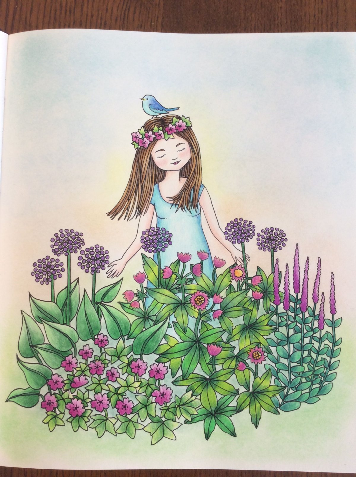 Раскраска Марии тролле Ботаникум