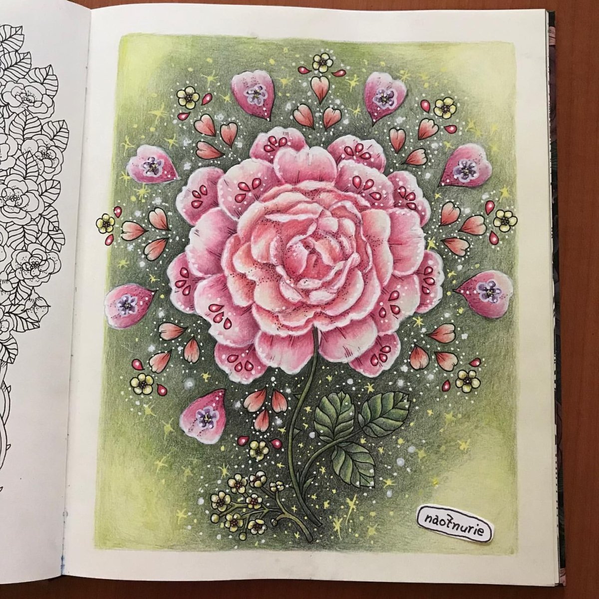 Готовые раскраски антистресс работы Мария тролле Сумеречный сад