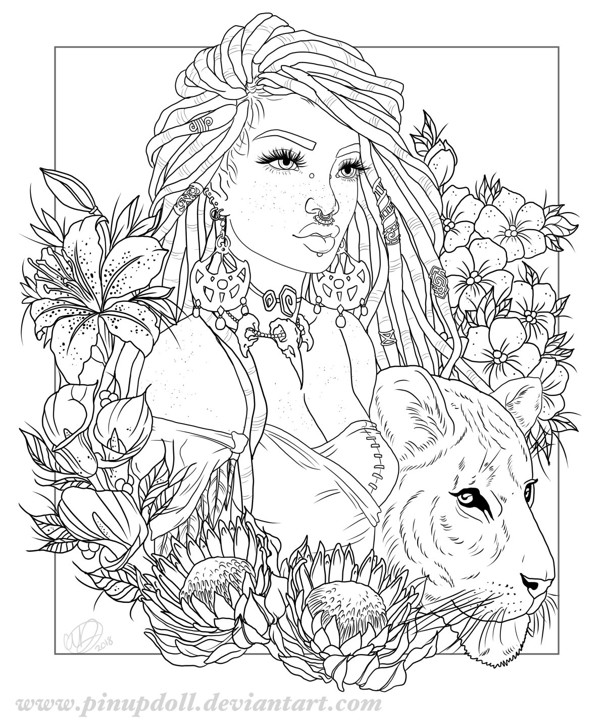 Раскраска антистресс Ханна Карлсон