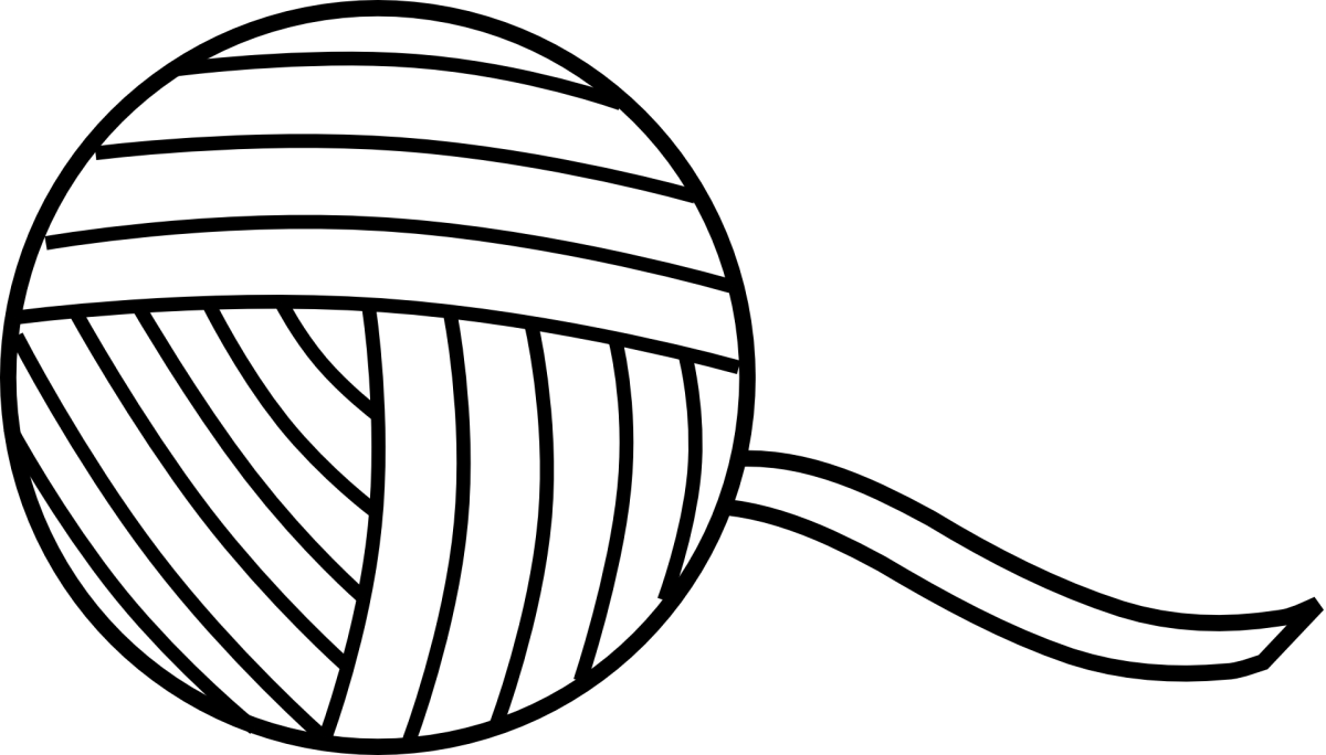 Клубок раскраска для детей