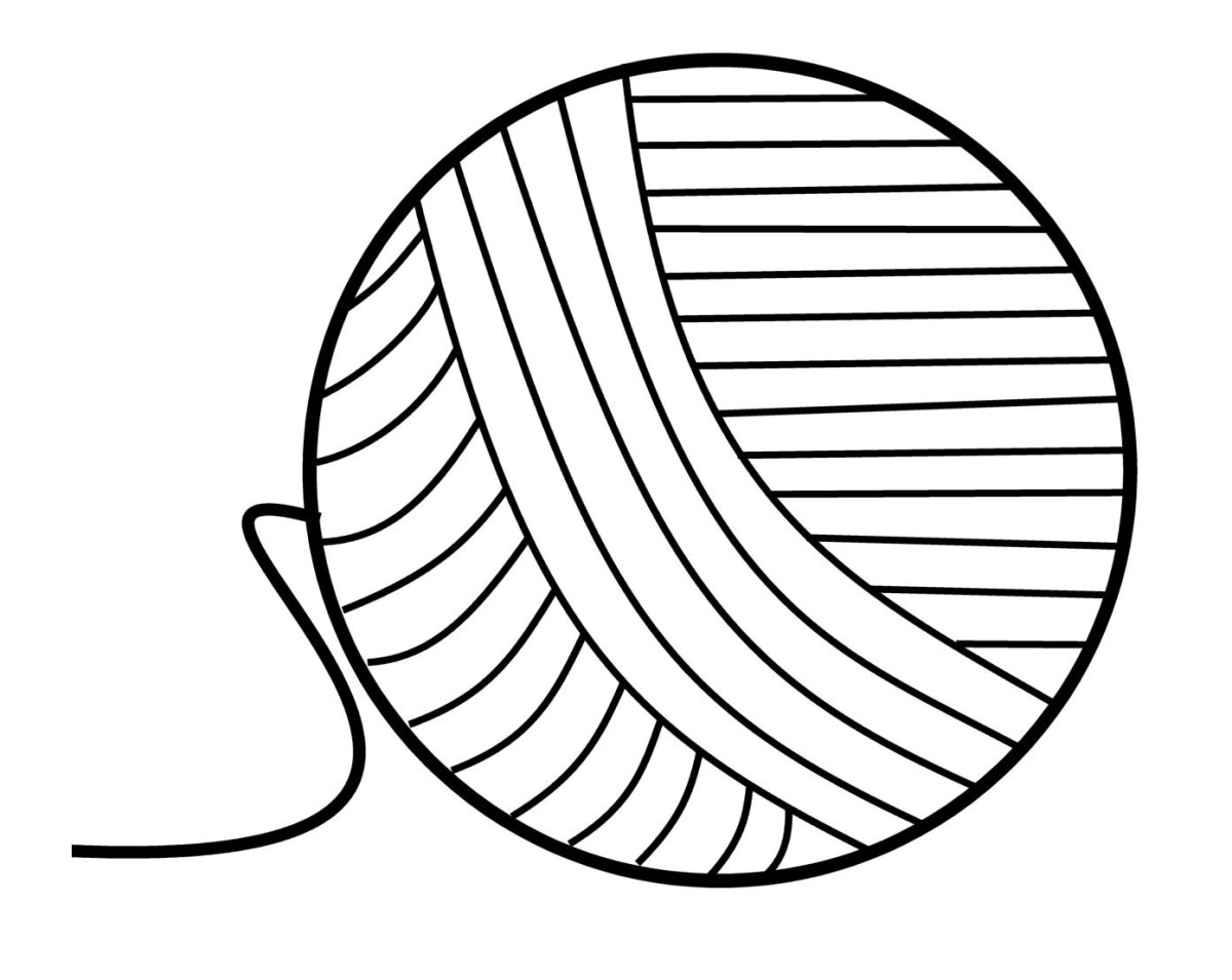 Раскраска клубок ниток