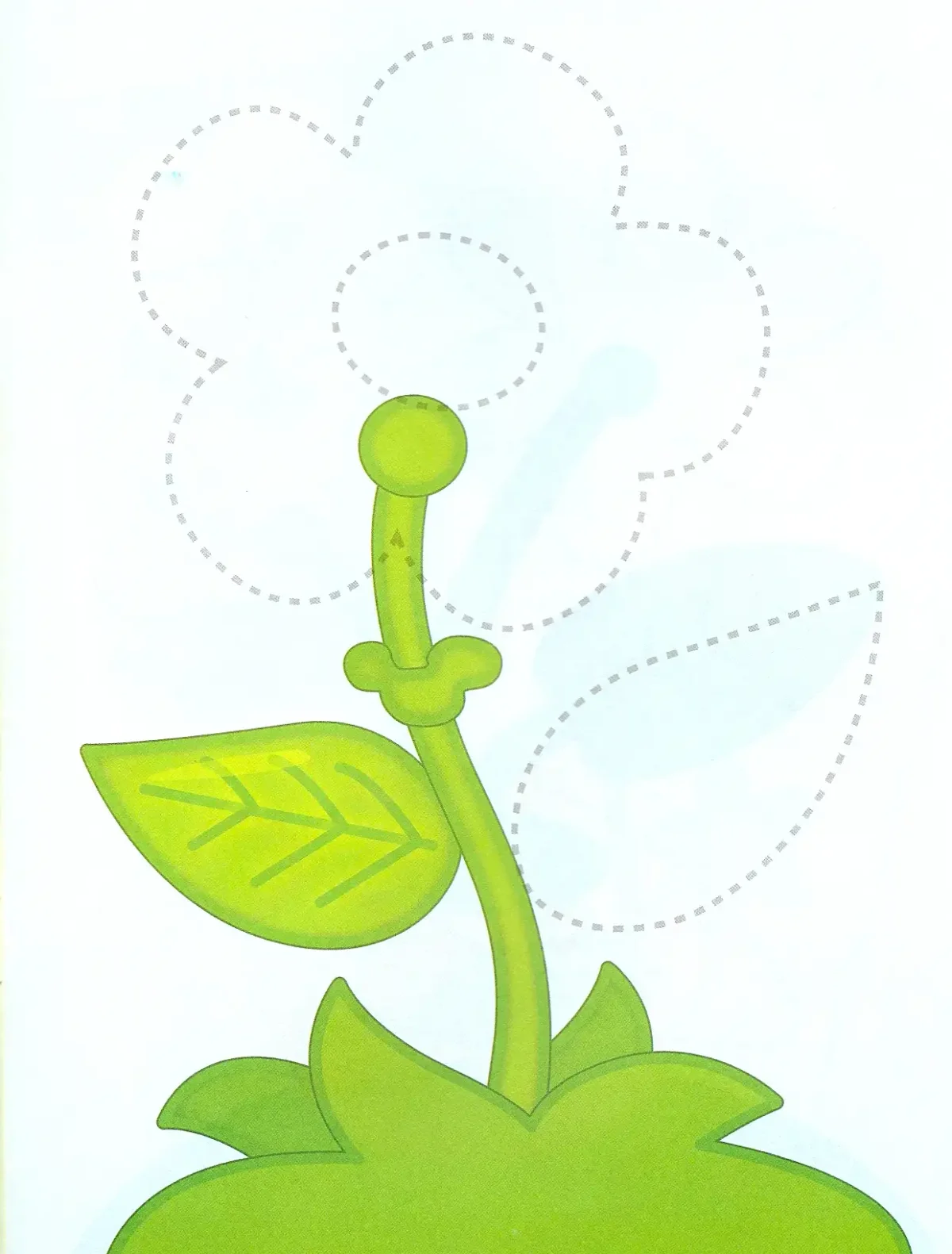 Заготовки для рисования с малышами цветы