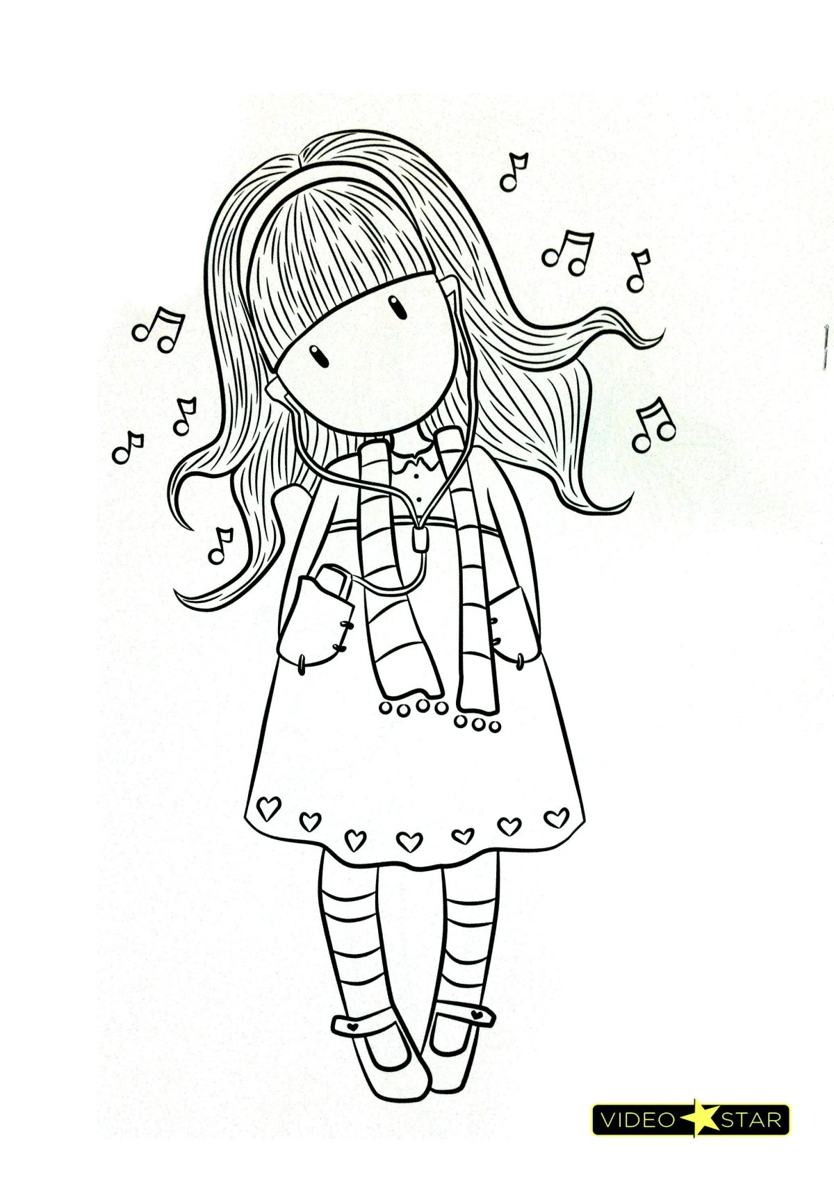 Раскраски для девочек аниме