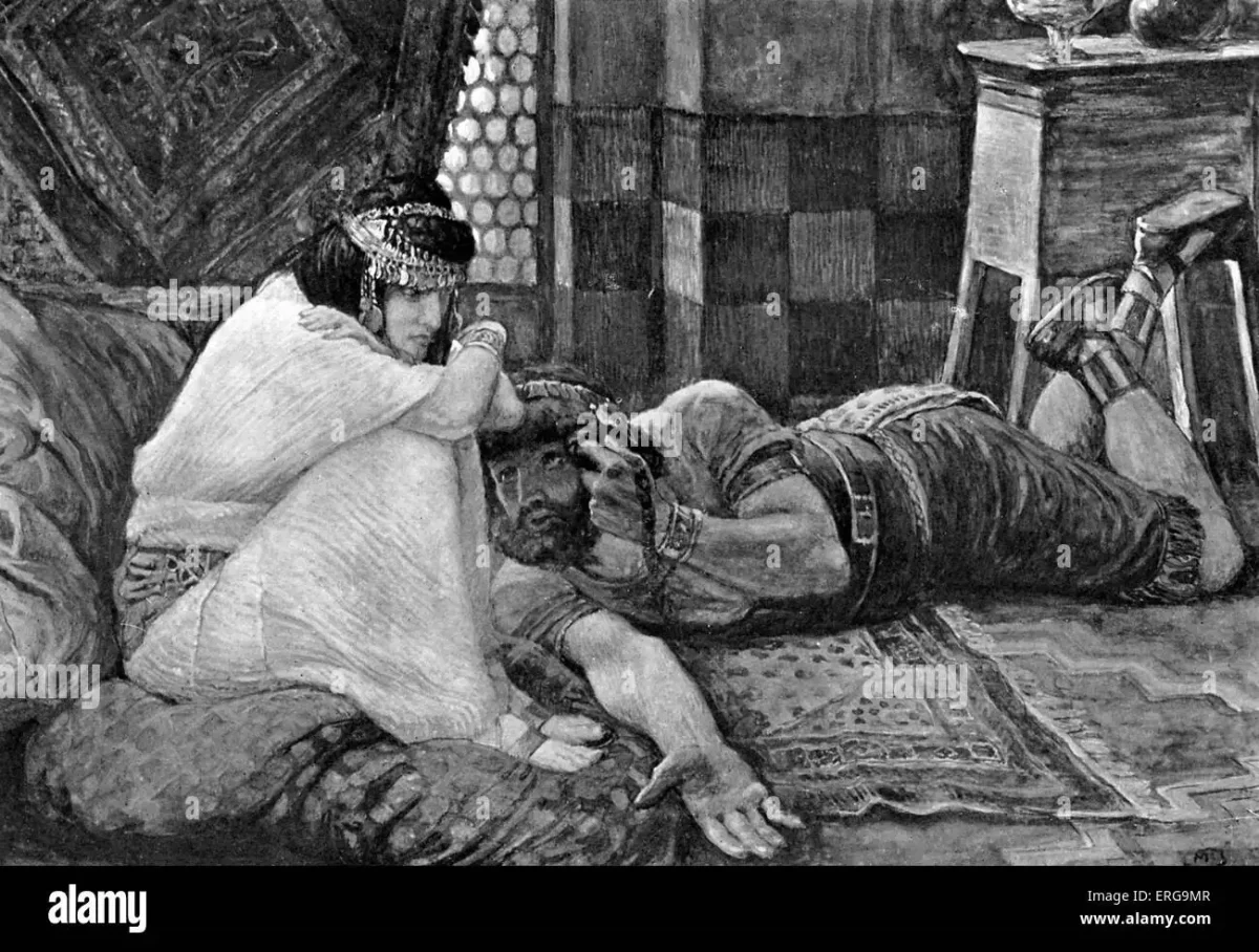 Самсон и Далила в живописи Тиссо