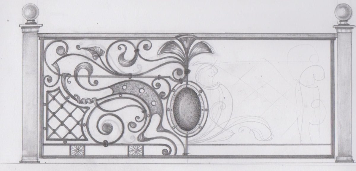 Ковка карандашом