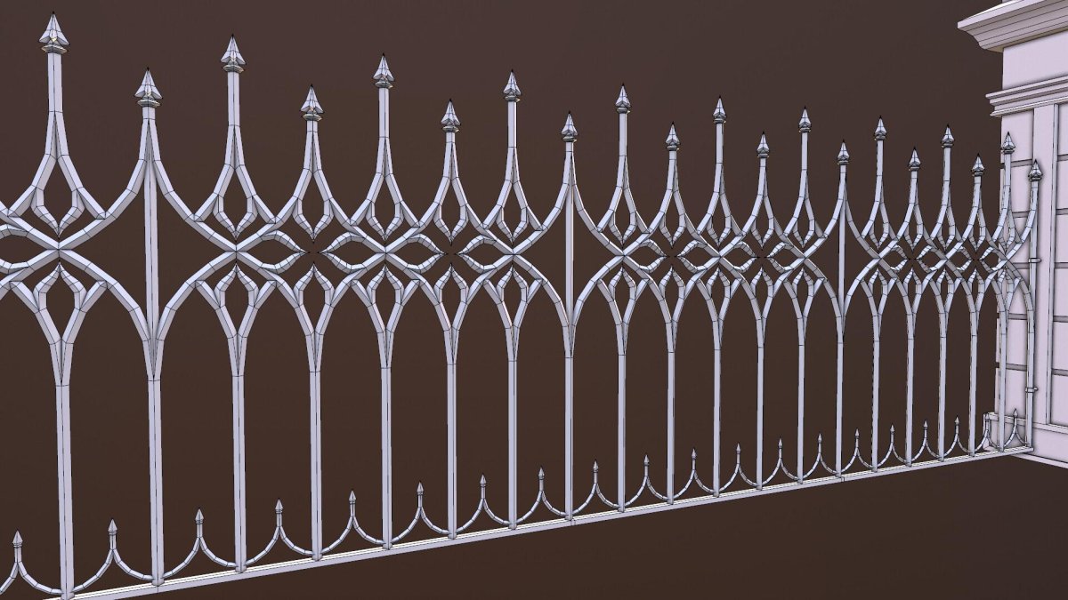 Кованые ограды Готика
