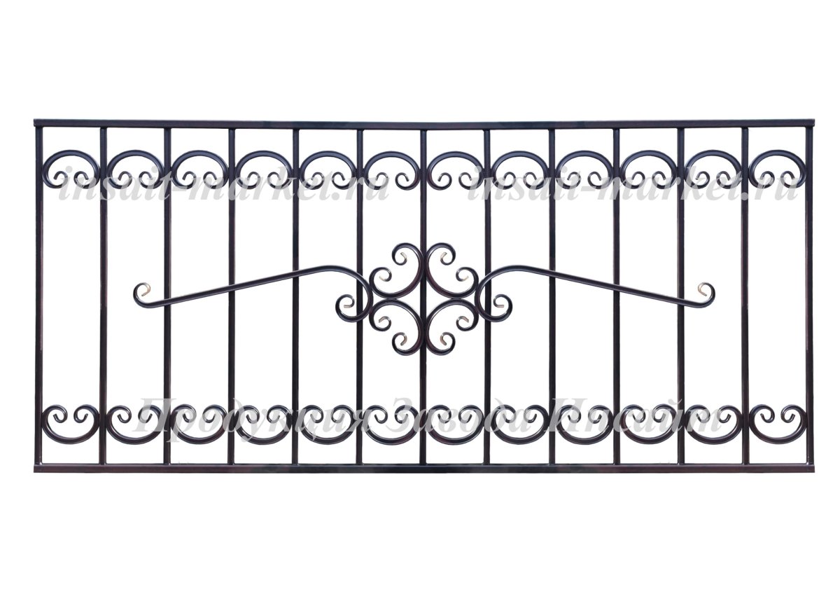 Ограждения металлические кованые
