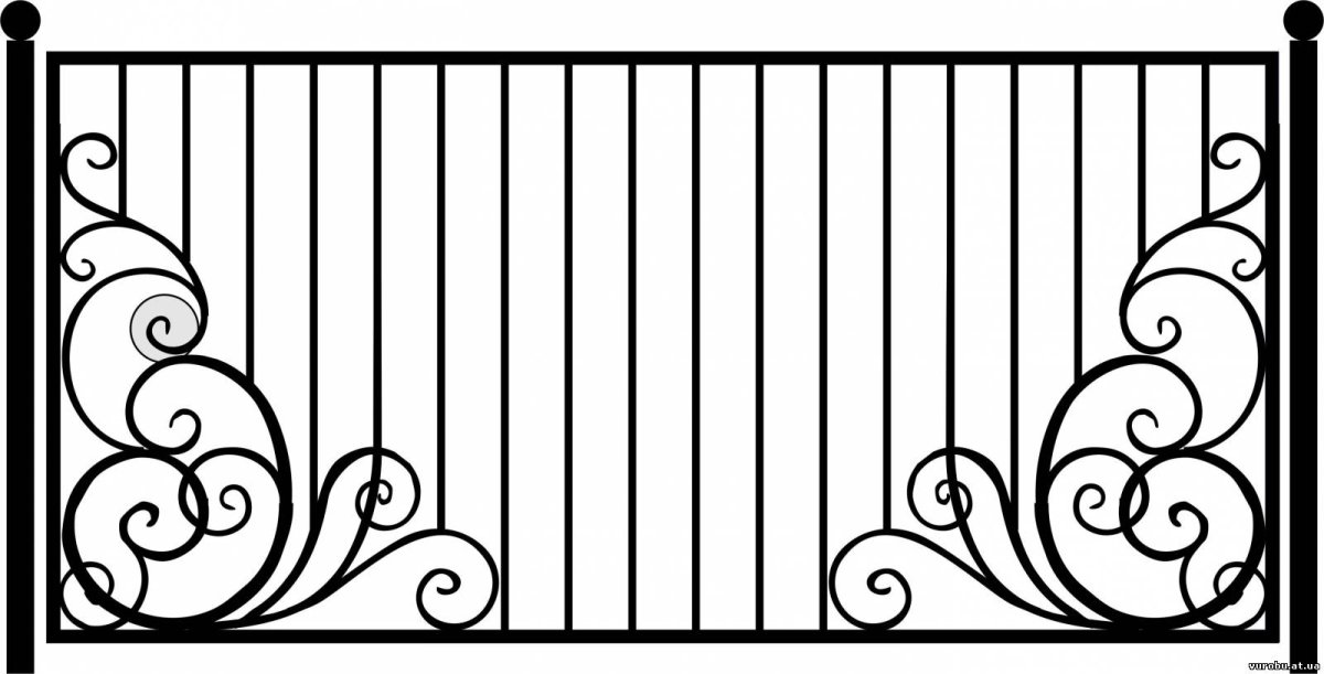 Ажурное металлическое ограждение