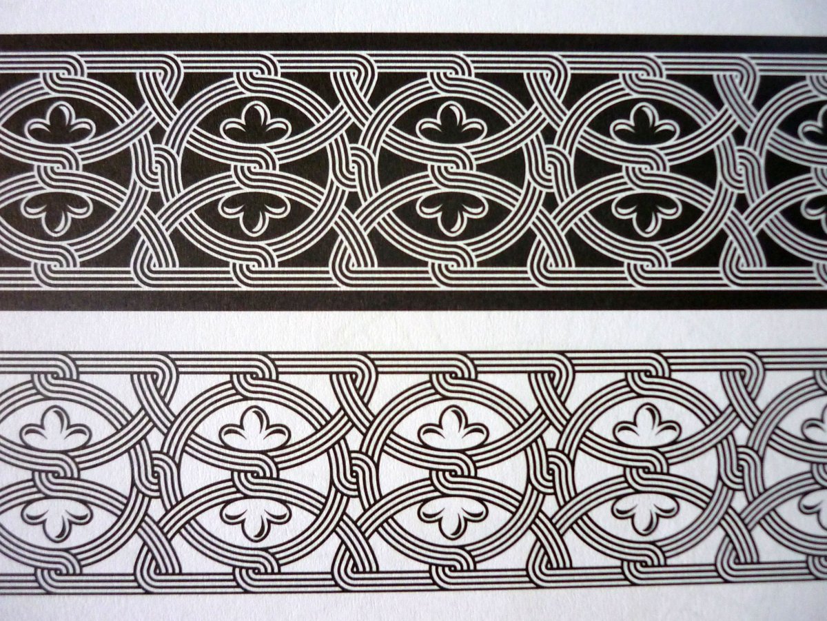 Византийский орнамент плетенка