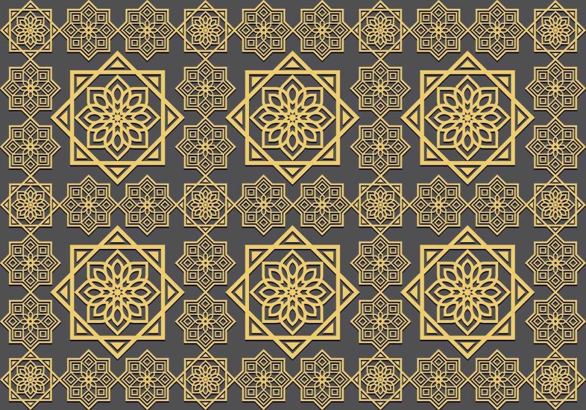 Арабский орнамент Гирих вектор