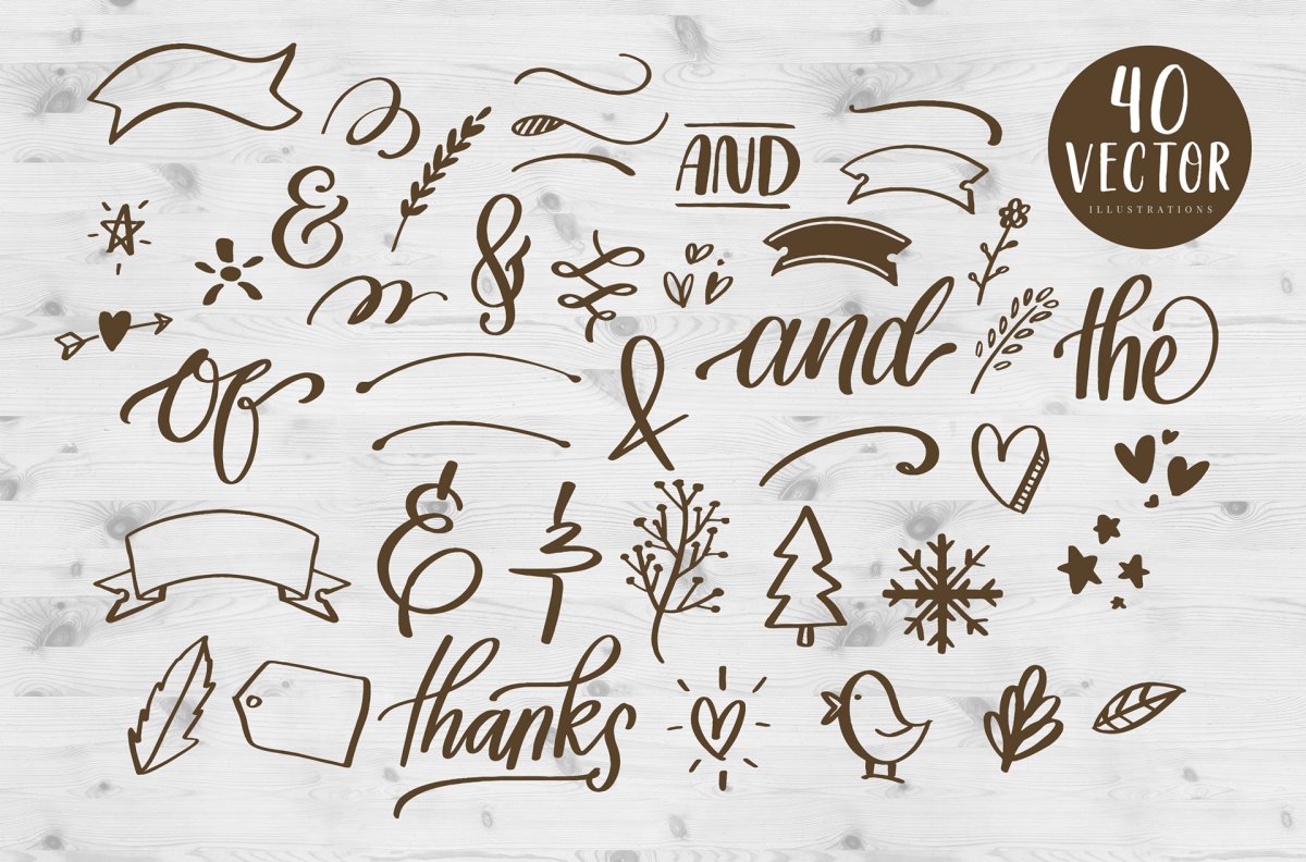 Леттеринг буквы