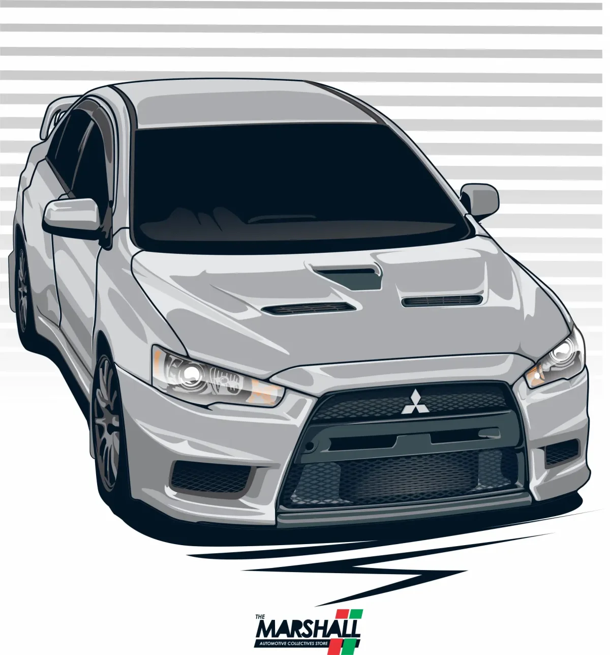 Mitsubishi Lancer Evolution 9 Art