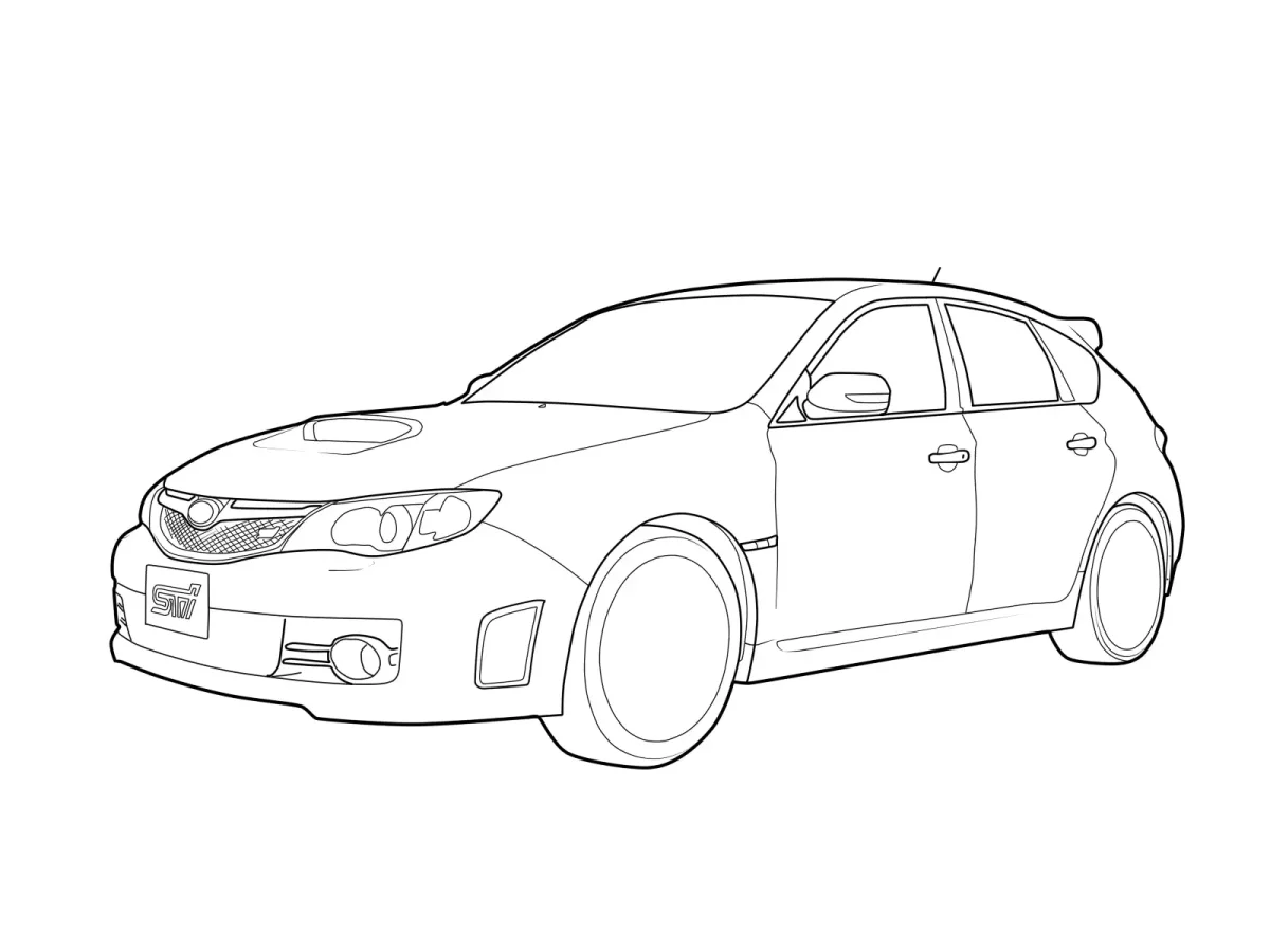 Эво 10 рисунки Лансер зад