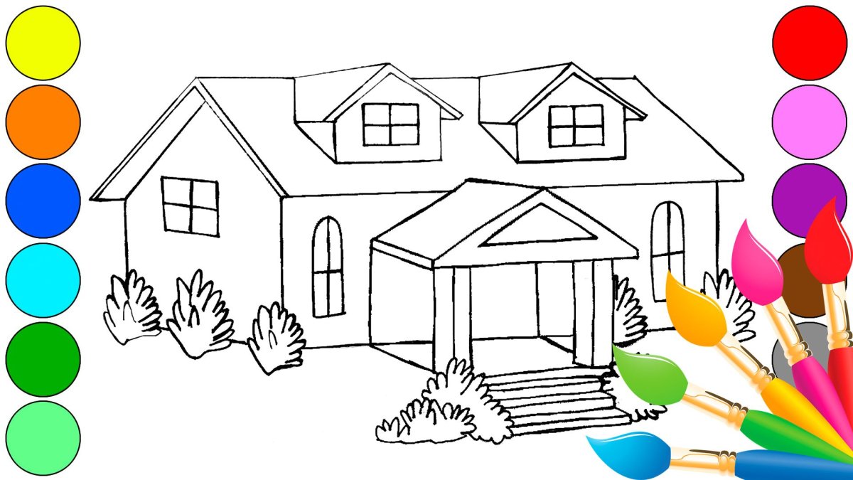 Единорог раскраска для малышей