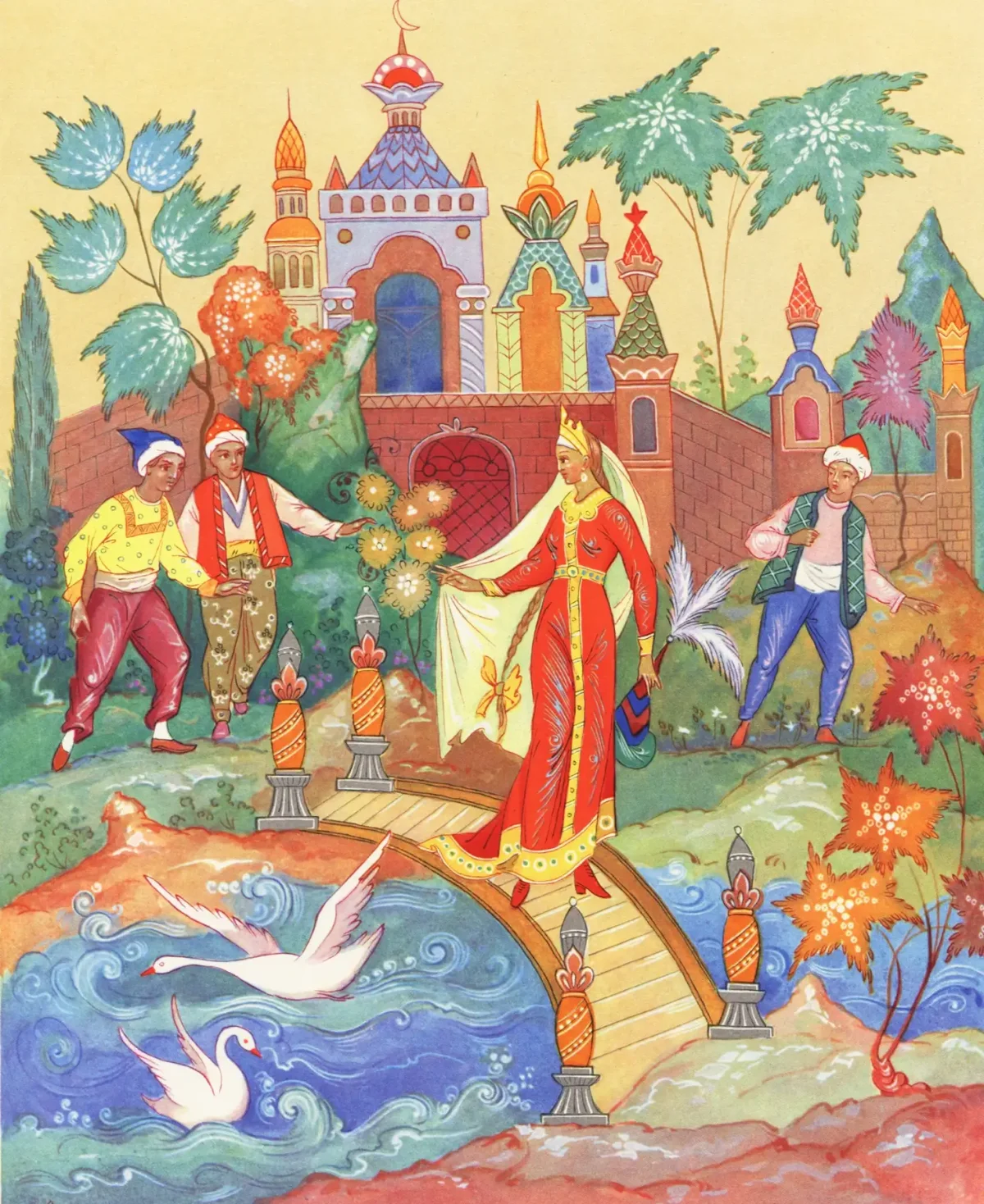 Палехская миниатюра Руслан и Людмила