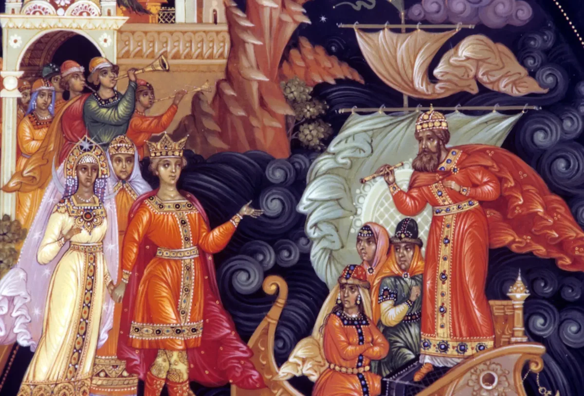 Холуйская лаковая миниатюрная живопись Бабурин