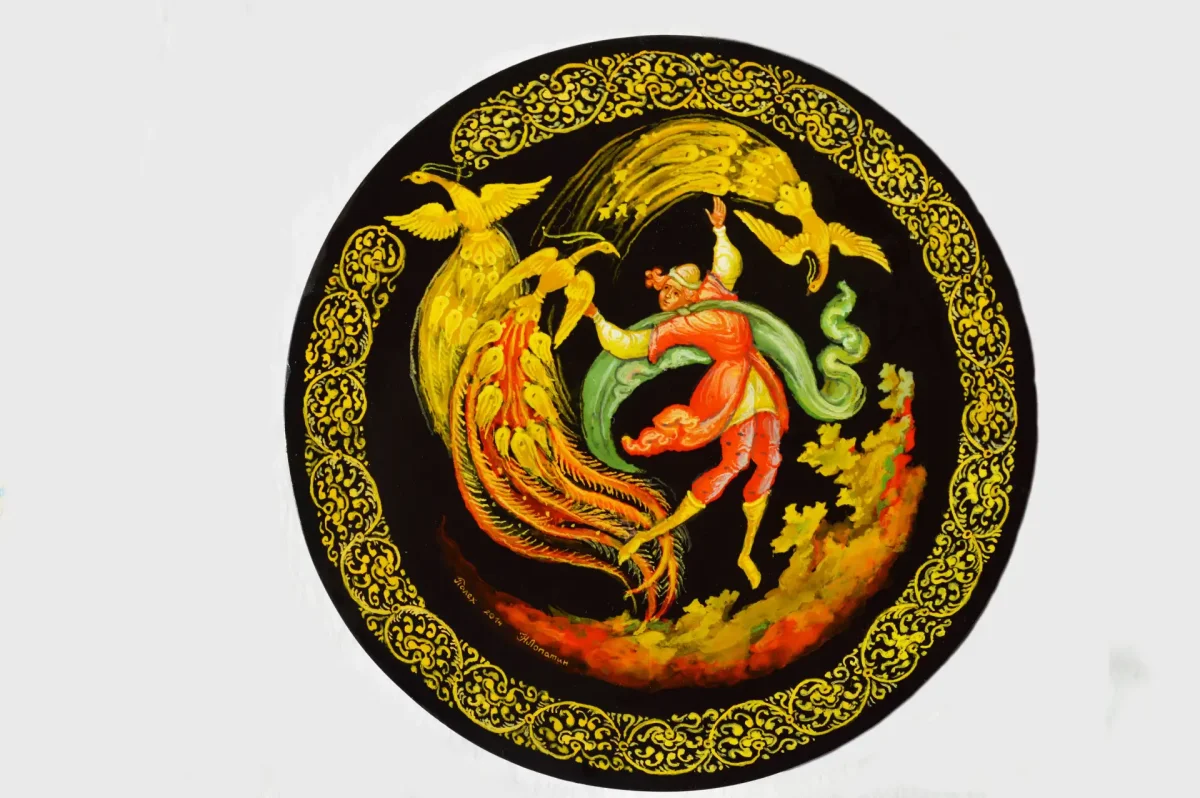 Палехская роспись Жар птица