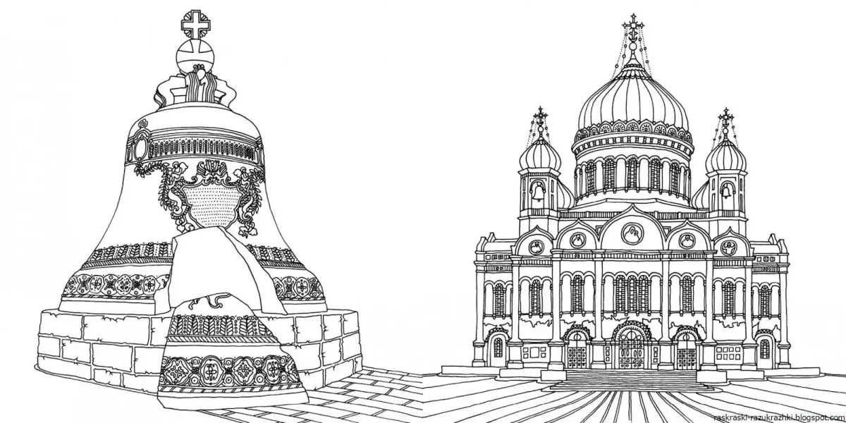 Исаакиевский собор раскраска
