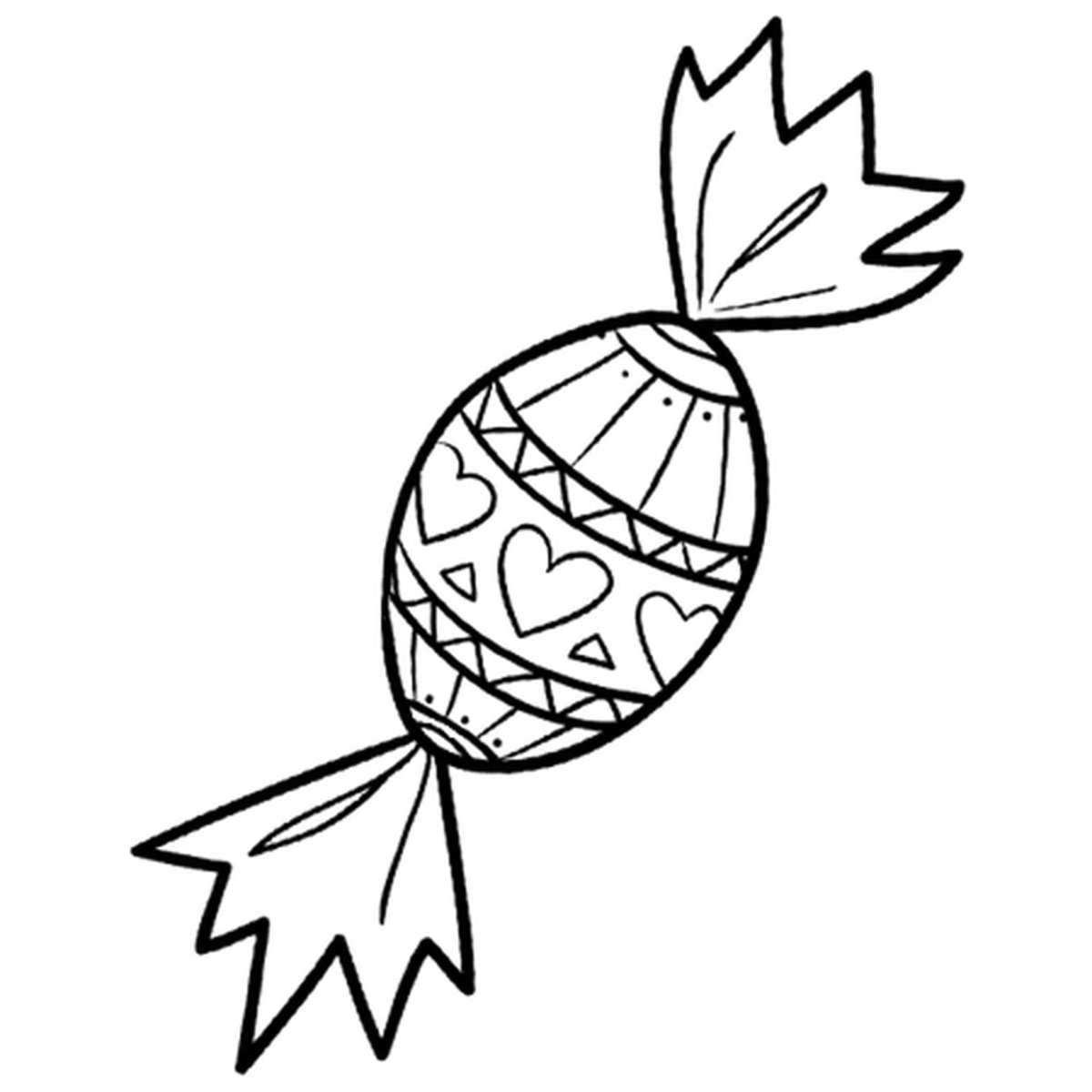 Сладости. Раскраска