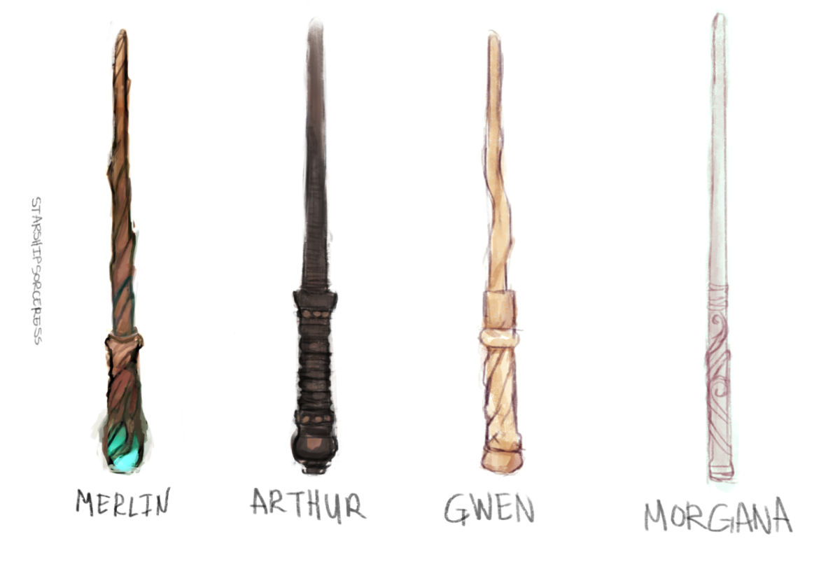 Волшебная палочка Гарри Поттера рисунок