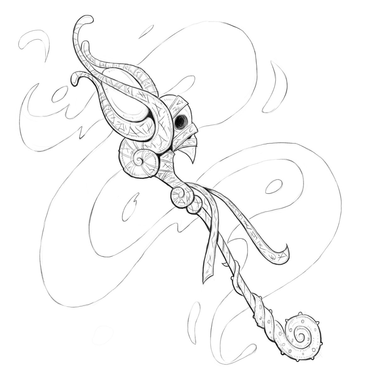 Посох для срисовки