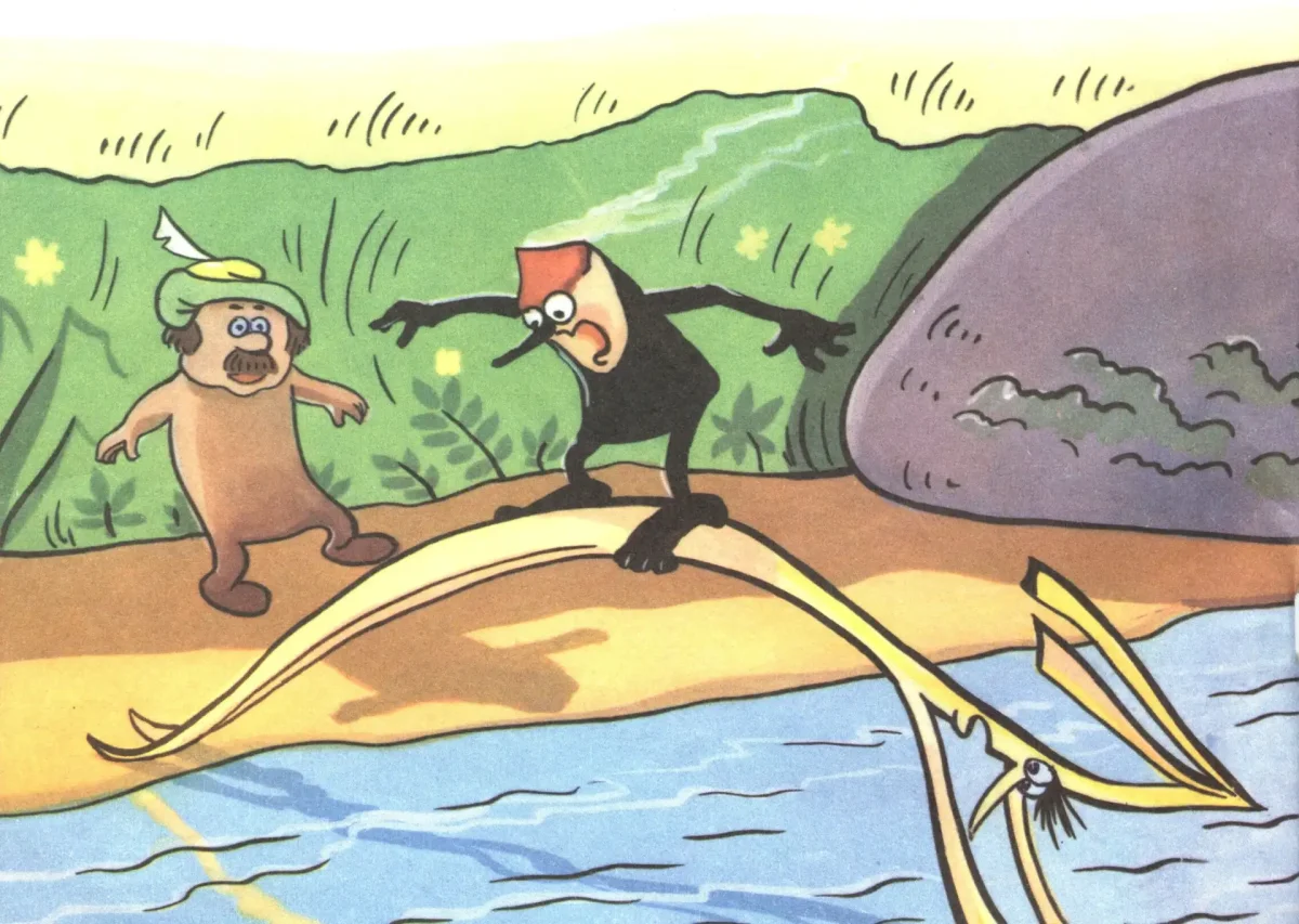 Сказка братьев Гримм соломинка Уголек и Боб