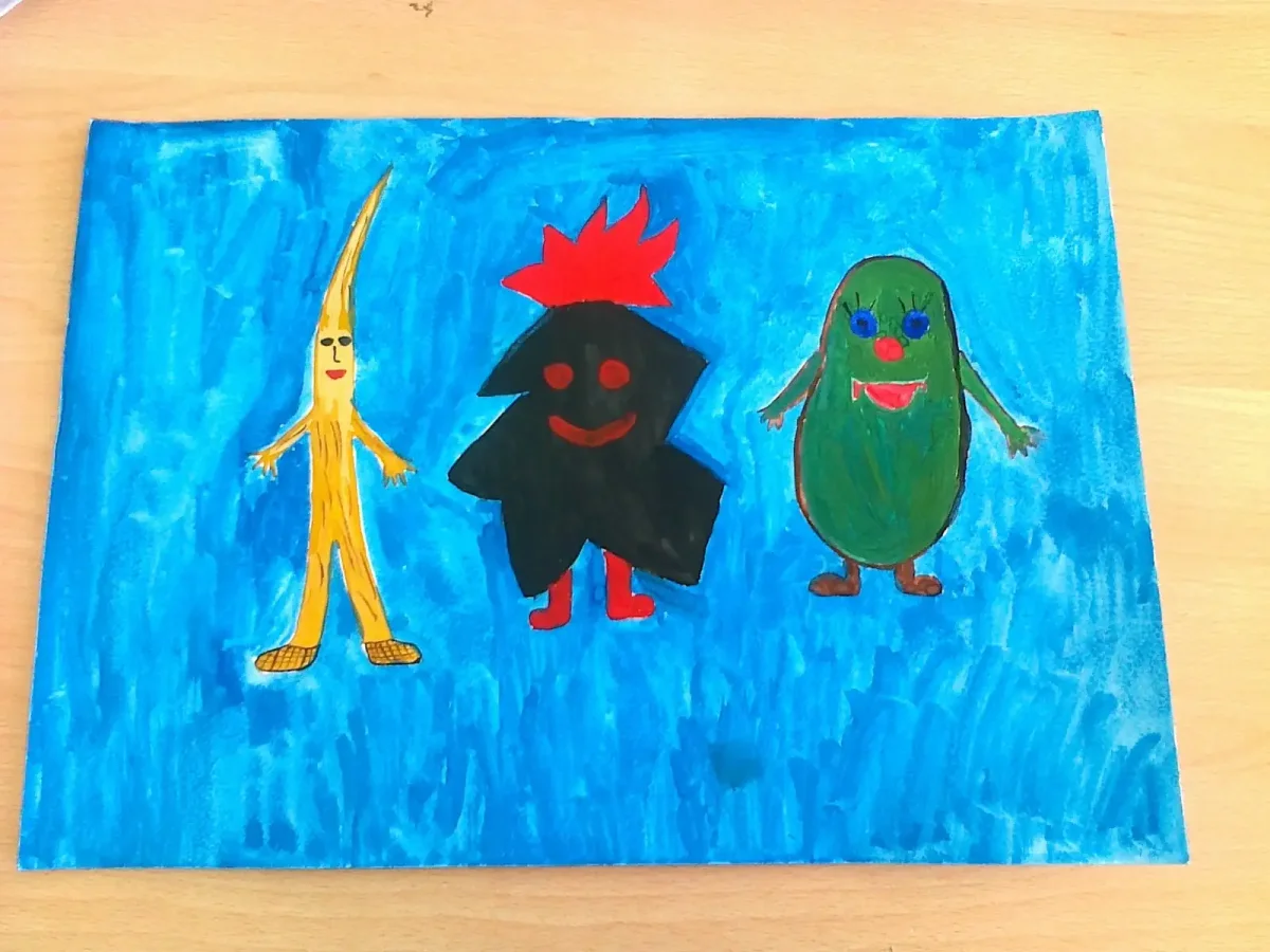 Раскраска по сказке пузырь соломинка и лапоть