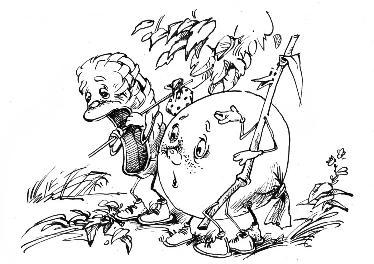 Русские народные сказки пузырь соломинка и лапоть