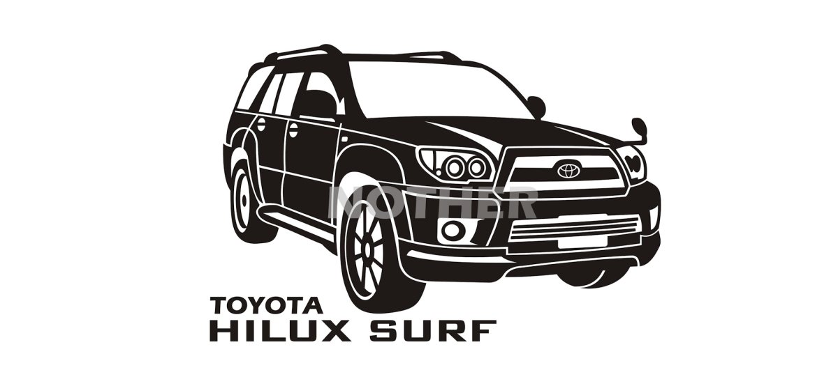 Toyota Land Cruiser Prado вектор