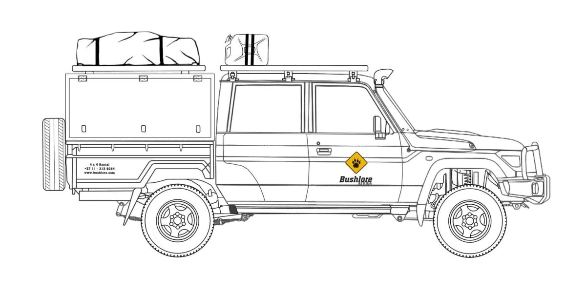 Toyota FJ Cruiser чертеж