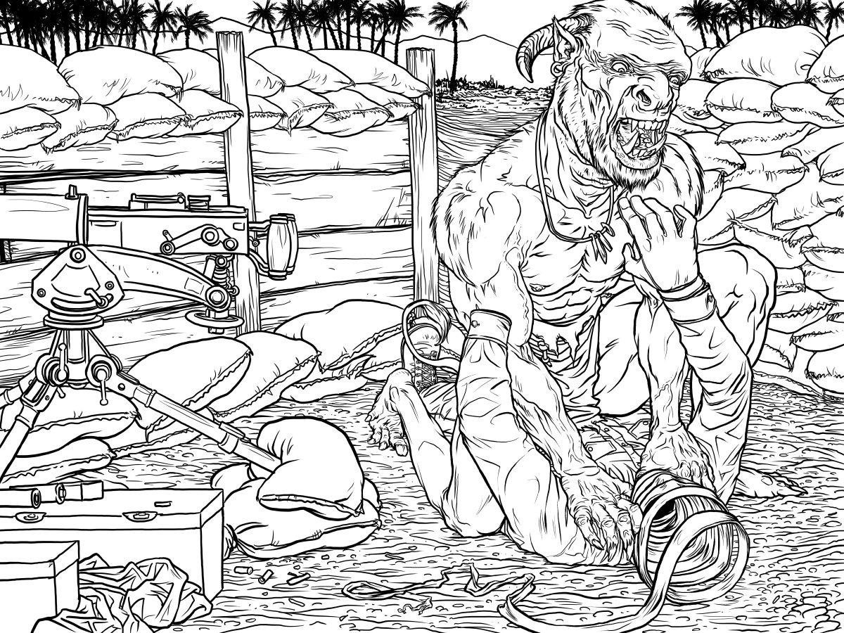 Остров доктора Моро иллюстрации