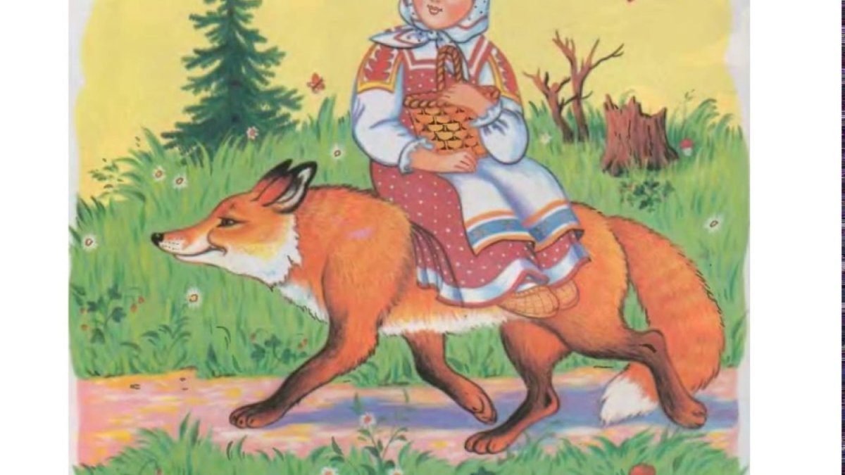 Раскраска по сказке Заюшкина избушка для детей