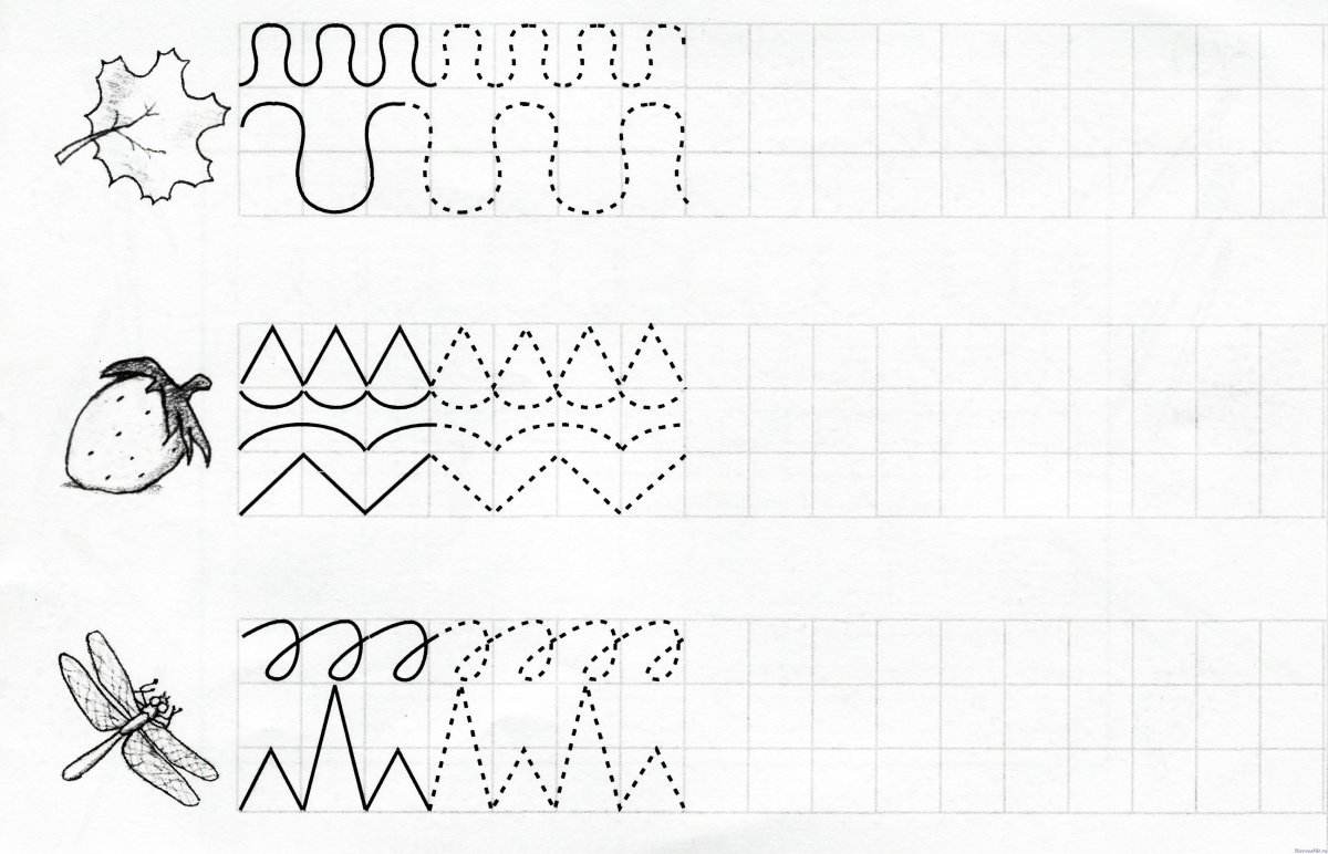 Узоры в тетрадке