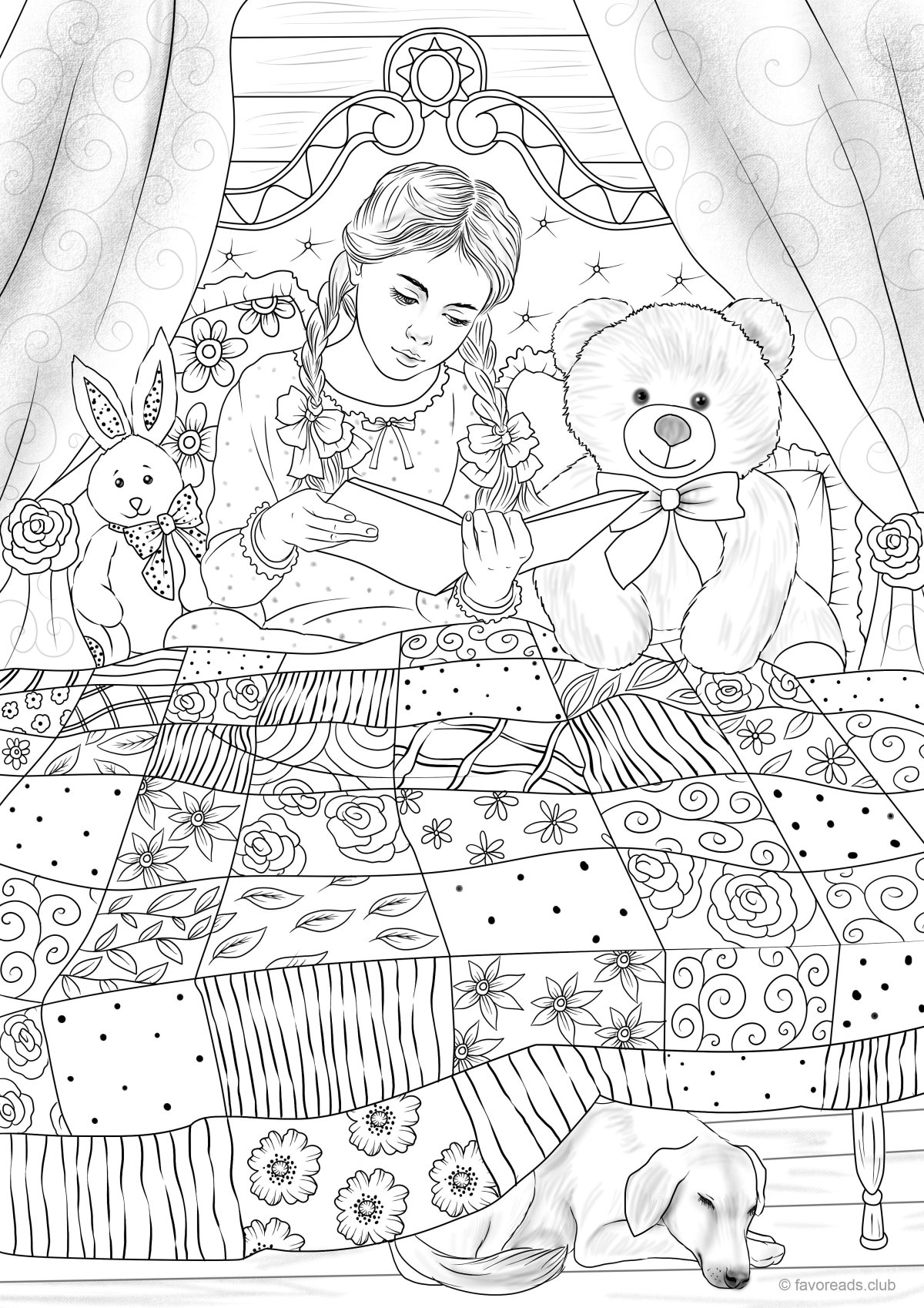 Раскрашенные иллюстрации