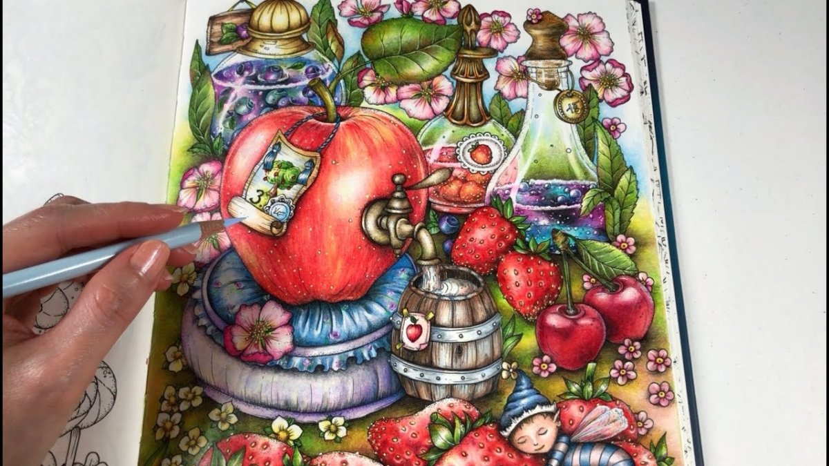 Сказочный домик феи рисунок