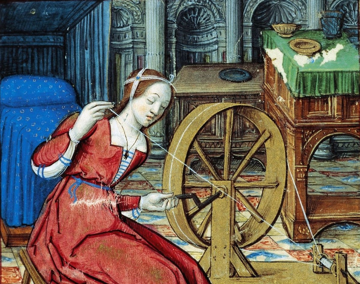 Прялка 17 век