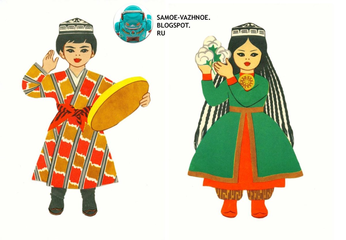 Куклы в национальных костюмах народов мира для детского сада