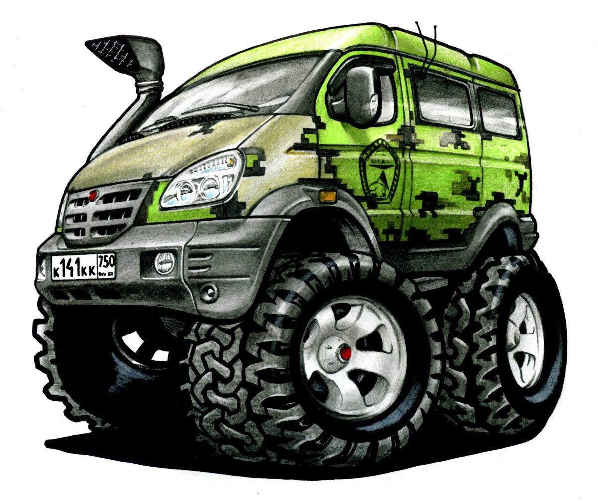 Газель рисунок