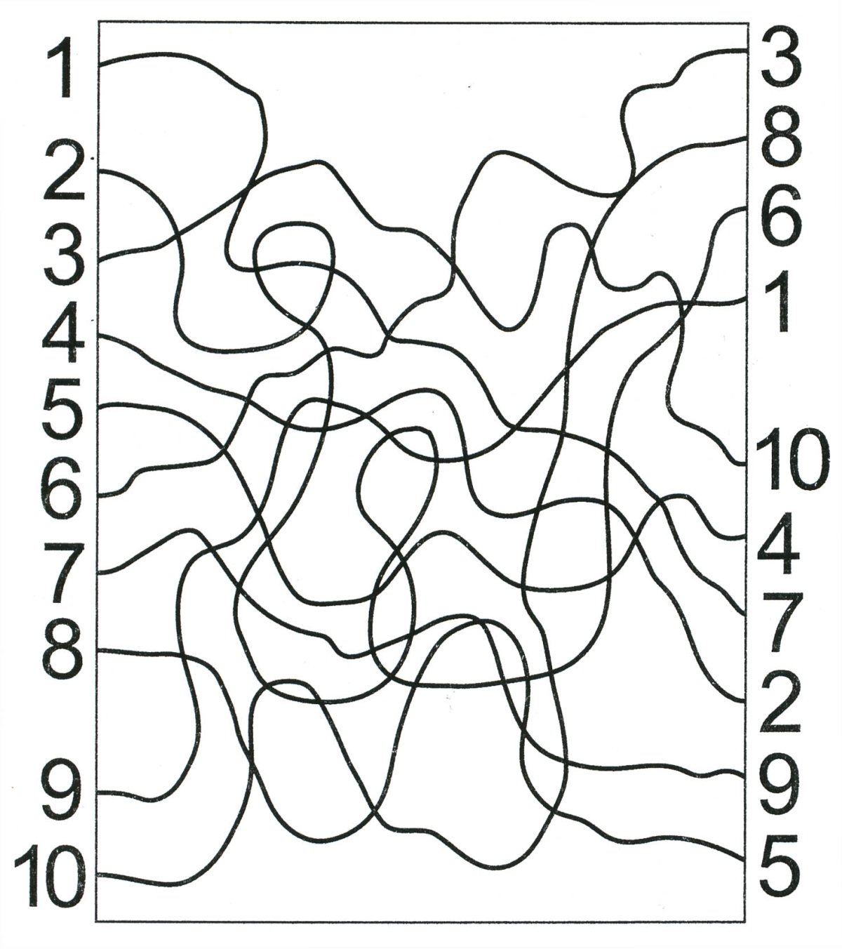 Методика Рисса Перепутанные линии для дошкольников