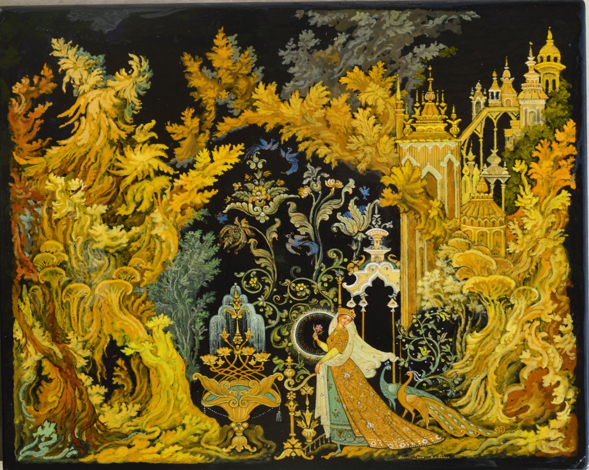 Холуй Палехская роспись это