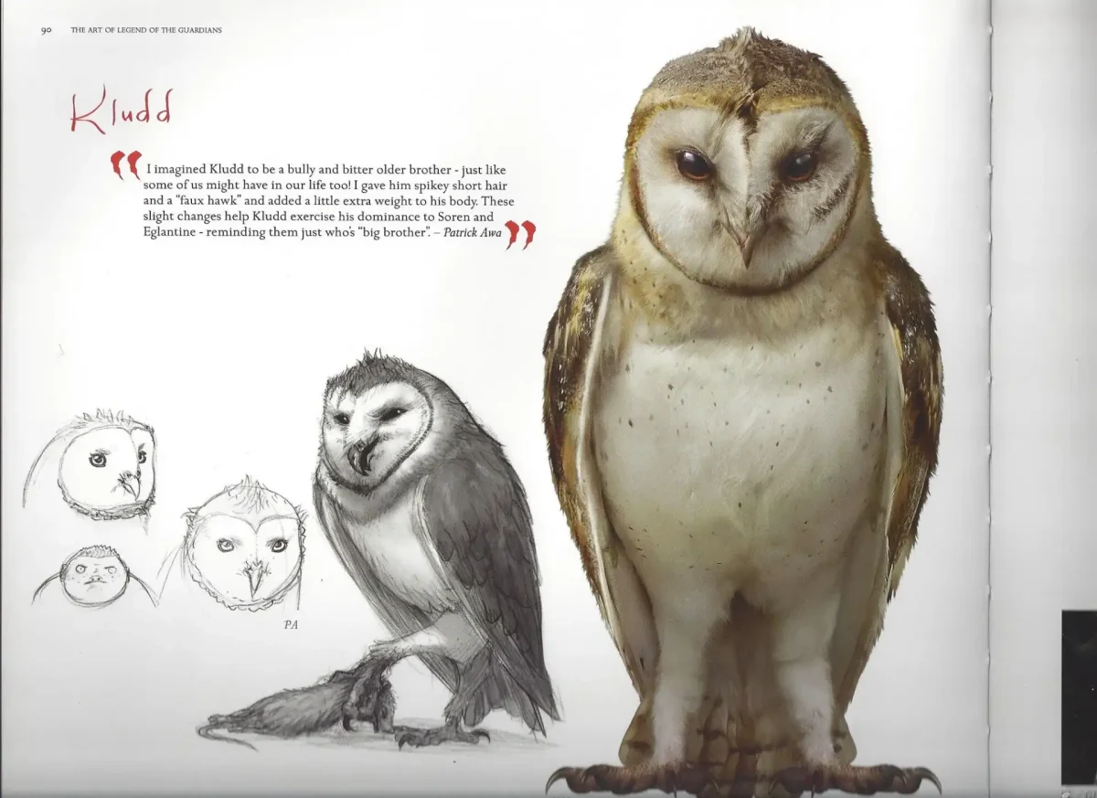 Сова сипуха арт